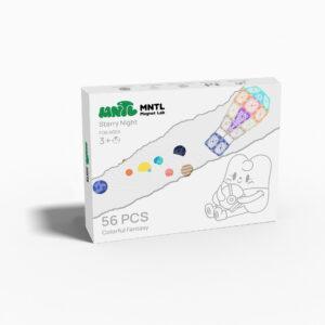 136 Pieces Starry Night Star Magnetic Tiles Toy Set – Wide Exploration