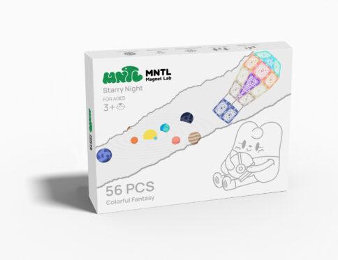 136 Pieces Starry Night Star Magnetic Tiles Toy Set – Wide Exploration