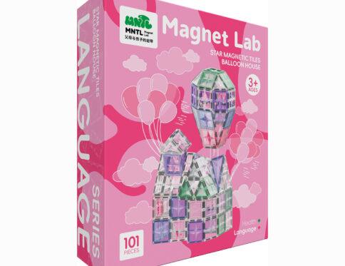 101 Pieces Star Magnet Tile Toy Set-Balloon House