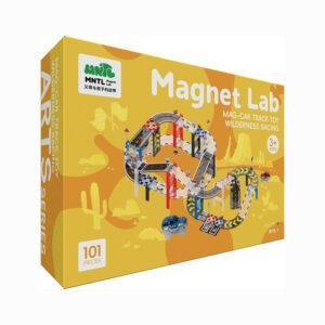 101 Pieces Mag-Car Track Toy Set-Wilderness Racing