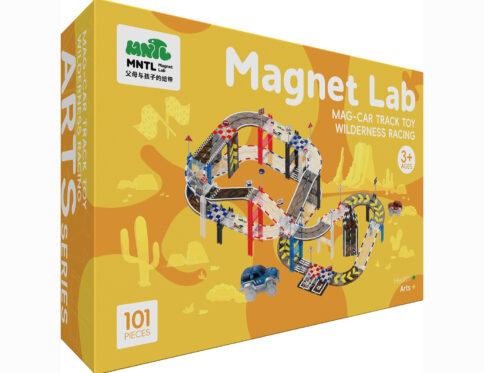 101 Pieces Mag-Car Track Toy Set-Wilderness Racing