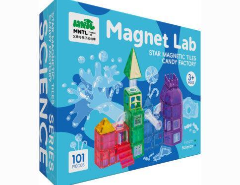101 Pieces Star Magnet Tile Toy Set-Candy Factory